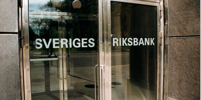 Dörrarna till Sveriges Riksbank