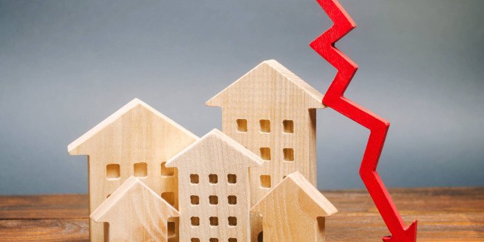 bostadspriser nedåt under november